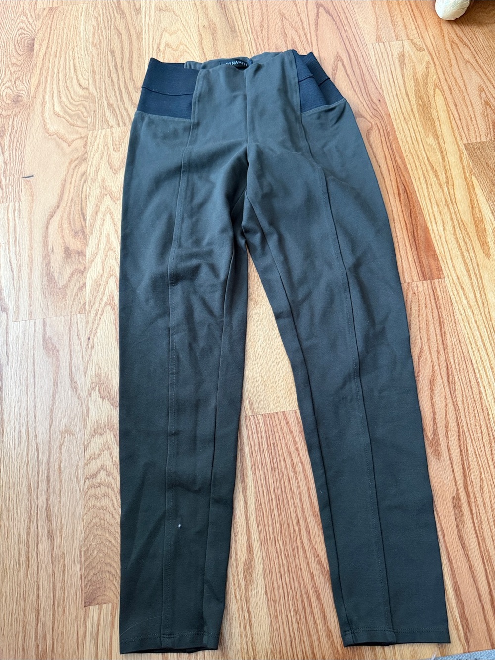 Dynamite Black Slim Ponte Chinos